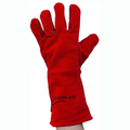 Safe Handler Deluxe 14" Welding Gloves, Red, PR SH-HDS-14-751-WGAB